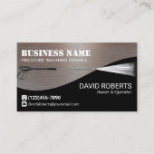 Wasvermogen drukpers Metaalreiniging koper Visitekaartje (Voorkant)