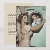  wasverrassing kaart (Voorkant / Achterkant)