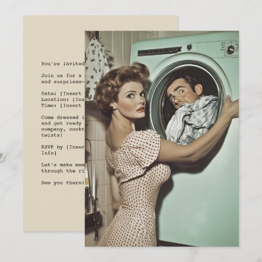  wasverrassing kaart (Voorkant / Achterkant)