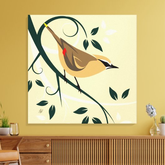 Wasvogels Canvas Afdruk (Insitu (Woonkamer))
