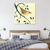 Wasvogels Canvas Afdruk (Insitu (Slaapkamer))
