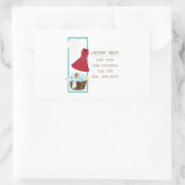 Wasvoorschriften Rechthoekige Sticker (Tas)