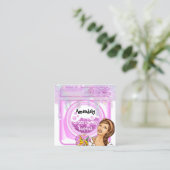 Waswasprogramma's QR-codeschijven Vierkante Visitekaartje (Staand voorkant)