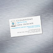 Waswasservice Magnetisch Visitekaartje (Voorbeeld)