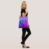 "Wasweg" door een visie op een fijne kunst Tote Bag (Op model)