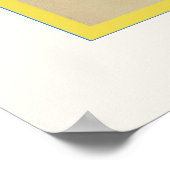 Waszetmeel ~ Circa 1880 ~  Adverteren Poster (Hoek)