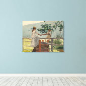  waszuiger op de roer canvas afdruk (Insitu (Houten vloer))