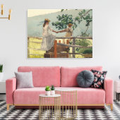  waszuiger op de roer canvas afdruk (Insitu (Woonkamer))