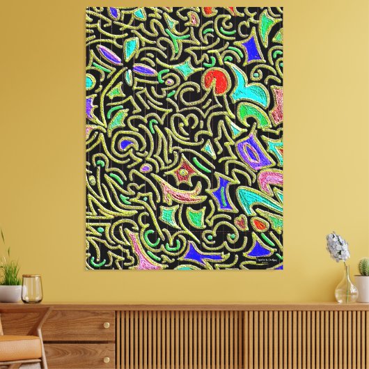 Wat 1 canvas afdruk (Insitu (Woonkamer))