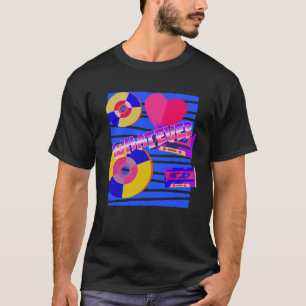 Wat 80s muziek Nostalgie Cassette Gen X Boomer T-shirt