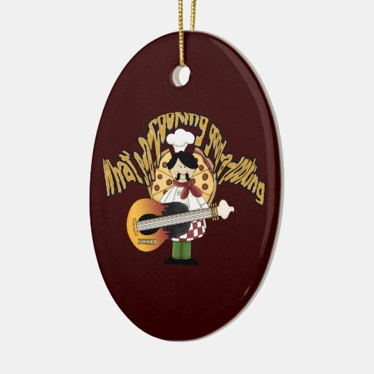 Wat-a-kookend-goed-a-kijkt Keramisch Ornament (Links)