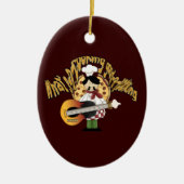 Wat-a-kookend-goed-a-kijkt Keramisch Ornament (Voorkant)