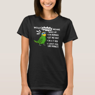 Wat AAAAAA betekent dat ik Oranje wingel Amazon aa T-shirt