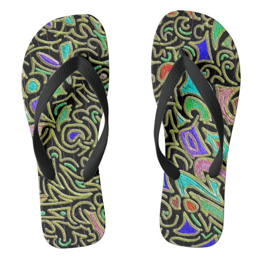 Wat Abstracte Flip Flops (Voetbed)