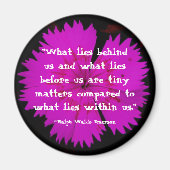 "Wat achter ons ligt..." Magneet (Voorkant)