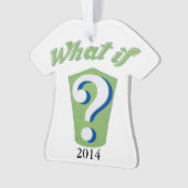 Wat als? 2014 West Genesee Marching Band ornament (voorkant)