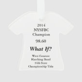 Wat als? 2014 West Genesee Marching Band ornament (achterkant)