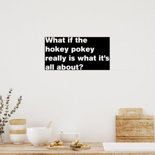 wat als de sleutel echt is wat het allemaal is poster (Keuken)