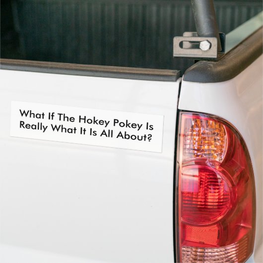 Wat als de sleutelhanger echt is wat het allemaal  bumpersticker (Op Truck)