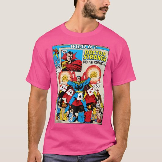 Wat als Doctor Strange deed Kind partijen Comi T-shirt (Voorkant)