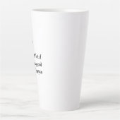 Wat als er iets goeds latte Mok (Voorkant)