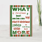 Wat als feestdagen kaart (Voorkant)