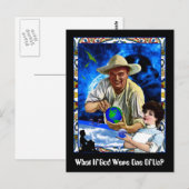 Wat als God een van ons was? Briefkaart (Voorkant / Achterkant)