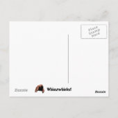 Wat als God een van ons was? Briefkaart (Achterkant)