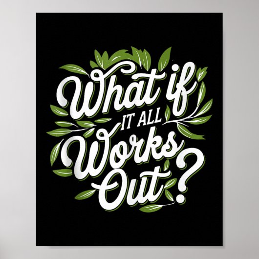 Wat als het allemaal werkt, bewustzijn van de gees poster (Voorkant)