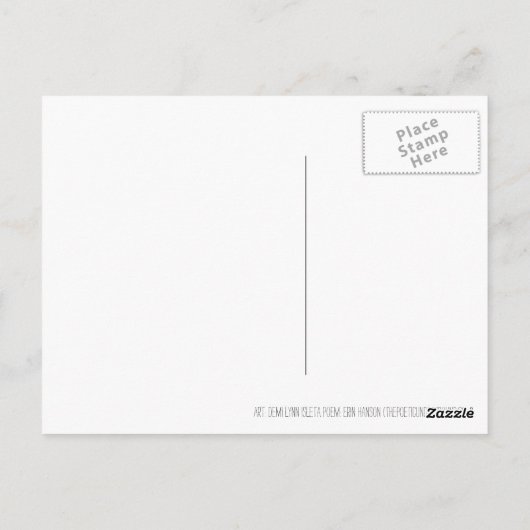 Wat als ik herfst? Briefkaart (Achterkant)