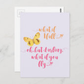 Wat als ik herfst? - INSPIREREND BRIEFKAART (Voorkant / Achterkant)