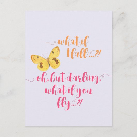 Wat als ik herfst? - INSPIREREND BRIEFKAART (Voorkant)