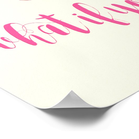 Wat als ik herfst? Inspirerend Poster (Hoek)