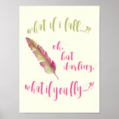 Wat als ik herfst? Inspirerend Poster (Voorkant)