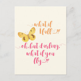 Wat als ik herfst? - Inspirerend prijsopgave Briefkaart