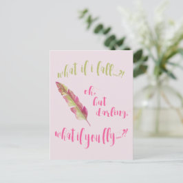 Wat als ik herfst? - Inspirerend prijsopgave Briefkaart
