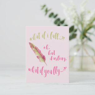 Wat als ik herfst? - Inspirerend prijsopgave Briefkaart