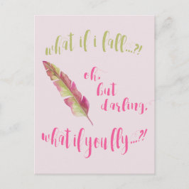 Wat als ik herfst? - Inspirerend prijsopgave Briefkaart