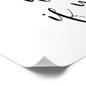 Wat als ik Herfst? Maar wat als je vliegt? Poster (Hoek)