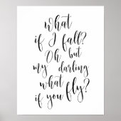 Wat als ik Herfst? Maar wat als je vliegt? Poster (Voorkant)