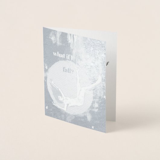 Wat als ik Herfst? Originele fijne kunst Folie Kaarten (Voorkant)