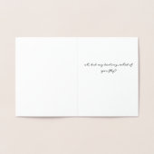 Wat als ik Herfst? Originele fijne kunst Folie Kaarten (Binnen)