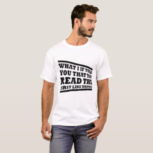 Wat Als Ik Je Vertel Grappig Tshirt