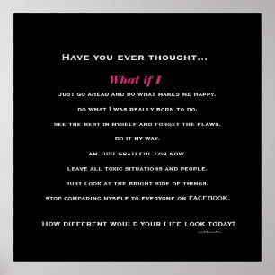 Wat als ik... poster