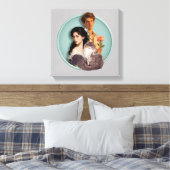 Wat als je huisdier menselijk was? Aangepast Canvas Afdruk (Insitu (Slaapkamer))