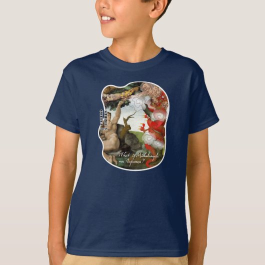Wat als Michelangelo Japans was? T-shirt (Voorkant)