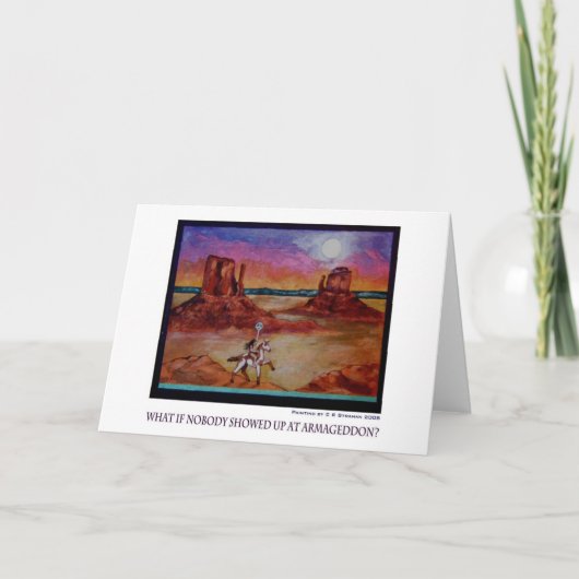 Wat als niemand in Armageddon verscheen? Kaart (Voorkant)