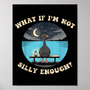 Wat Als Niet Dom Genoeg - Grappige Spreuk voor Man Poster