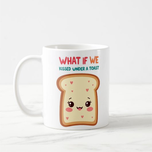 Wat Als We Zoenden Onder Een Toast Funny Mok (Links)