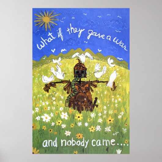 Wat als ze een oorlog gaven en niemand kwam. . . poster (Voorkant)